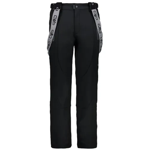 CMP , Black Outdoor Pants with Reflectie Details ,Black male, Sizes: