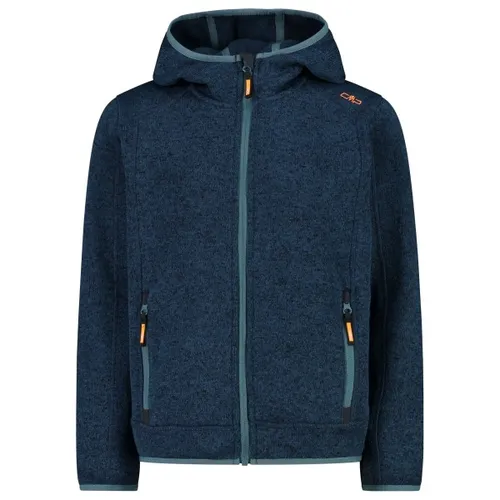 CMP - Boy's Jacket Fix Hood Jacquard Knitted - Fleece jacket