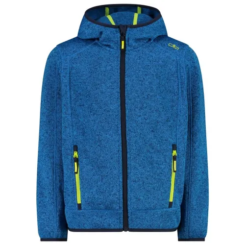 CMP - Boy's Jacket Fix Hood Jacquard Knitted - Fleece jacket
