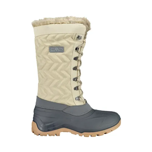 CMP , High-Cut Waterproof Winter Boots with Excellent Grip ,Beige female, Sizes:
