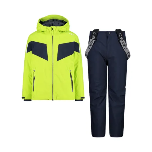CMP , Ski Set with Waterproof Jacket and Pants ,Green male, Sizes: