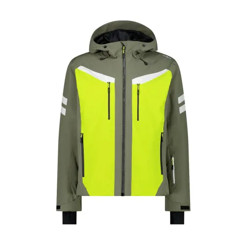 CMP , Sporty 4 Way Stretch Ski Jacket ,Green male, Sizes: