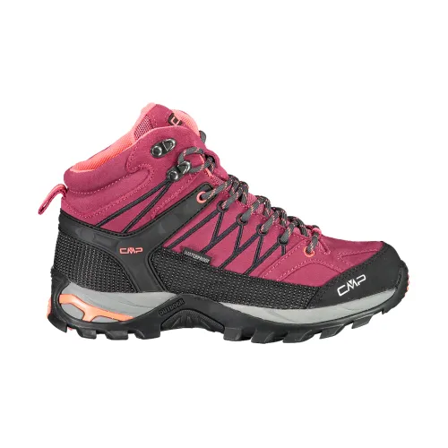 CMP , Waterproof Trekking Sneakers with Sporty Style ,Pink female, Sizes: