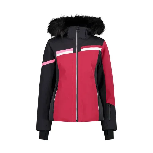 CMP , Women Ski Jacket with Feel Warm Flat Insulation ,Pink female, Sizes: