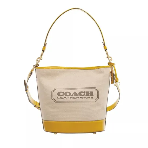 Coach Bucket Bags - Canvas Bucket Bag - beige - Bucket Bags for ladies