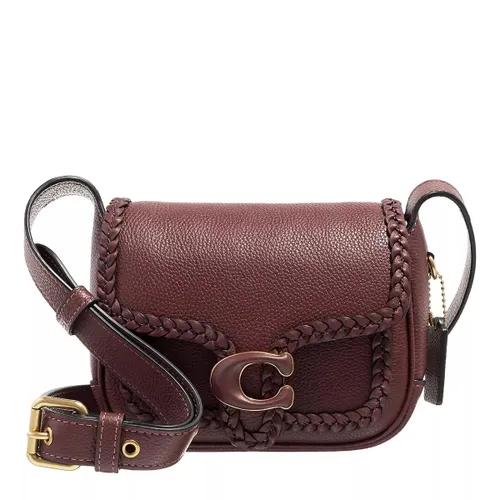 Coach Crossbody Bags - Braided Trim Polished Pebble Tabby Messenger 19 - red - Crossbody Bags for ladies
