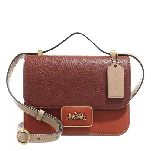 Coach Crossbody Bags - Colorblock Mixed Leather Alie Shoulder Bag 18 - brown - Crossbody Bags for ladies