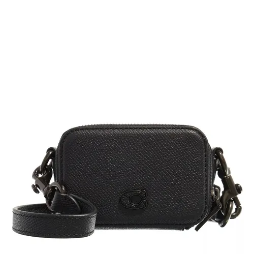 Coach Crossbody Bags - Crossbody Pouch In Crossgrain Leather - black - Crossbody Bags for ladies