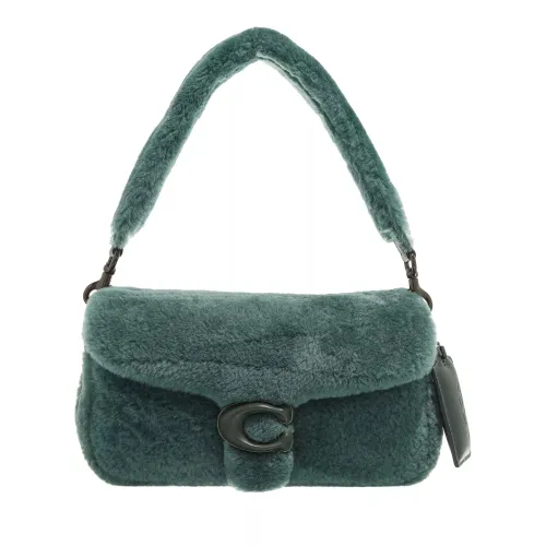 Coach Crossbody Bags - Leather Covered C Closure Shearling Pillow Tabby 2 - green - Crossbody Bags for ladies