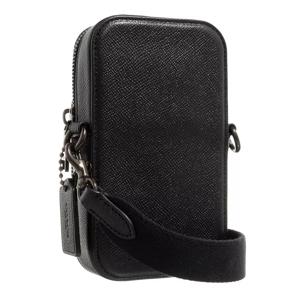 Coach Crossbody Bags - Phone Crossbody In Crossgrain Leather - black - Crossbody Bags for ladies