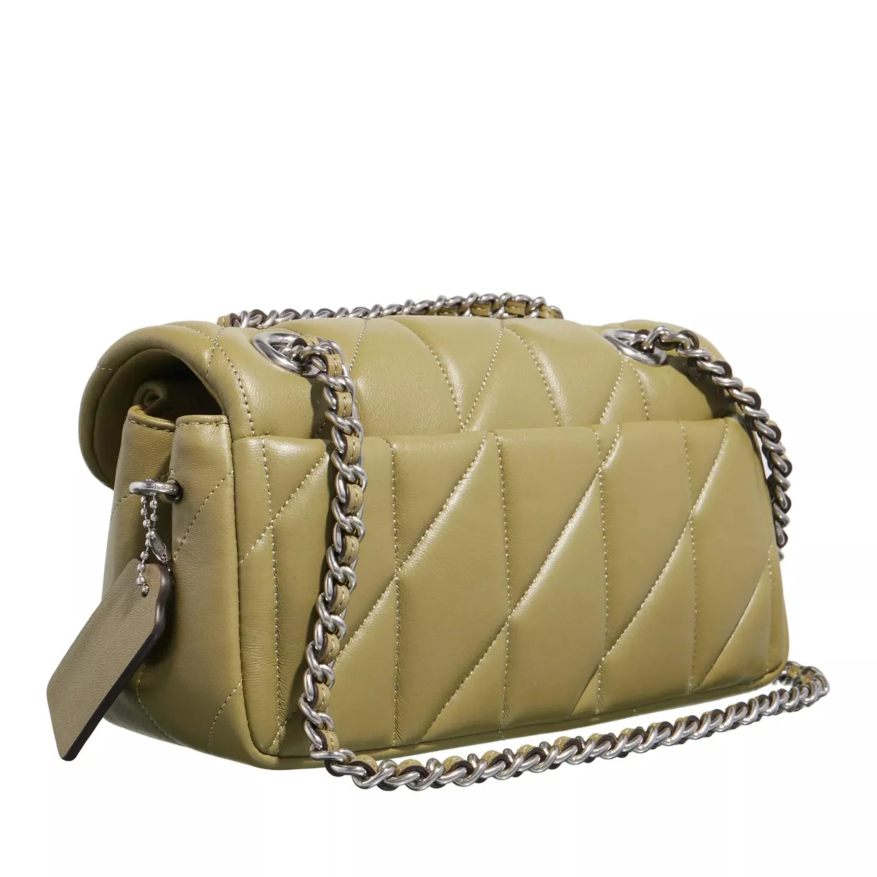 Coach Crossbody Bags - Quilted Leather Covered C Tabby Shoulder Bag 20 Wi - green - Crossbody Bags for ladies