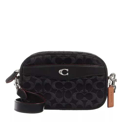 Coach Crossbody Bags - Washed Denim Signature Camera Bag - black - Crossbody Bags for ladies