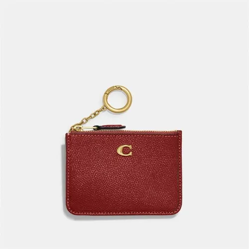 Coach ID Card Holder - Red