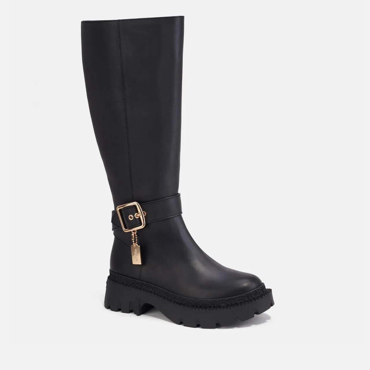 Coach James Leather Knee-High Boots - UK
