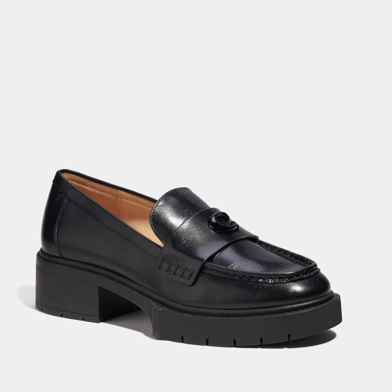 Coach Leah Leather Loafers - UK
