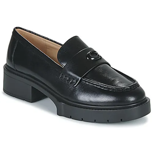 Coach  LEAH LOAFER  women's Loafers / Casual Shoes in Black