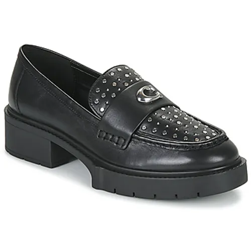Coach  LEELA STUD  women's Loafers / Casual Shoes in Black