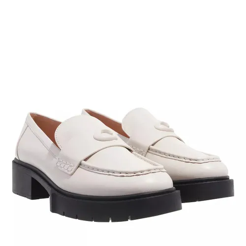 Coach Loafers & Ballet Pumps - Leah Leather Loafer - creme - Loafers & Ballet Pumps for ladies