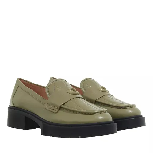 Coach Loafers & Ballet Pumps - Leah Quilted Leather Loafer - green - Loafers & Ballet Pumps for ladies