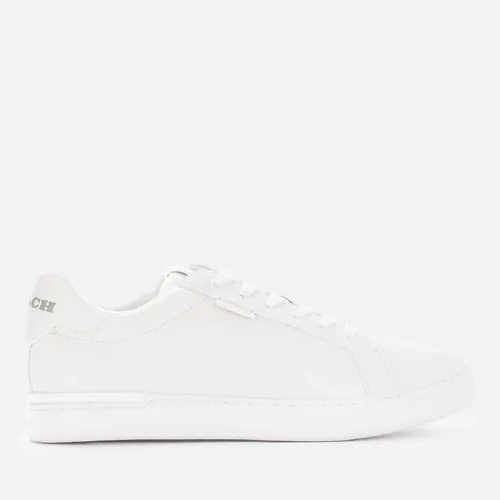 Coach Men's Lowline Leather Low Top Trainers - Optic White - UK 11.5