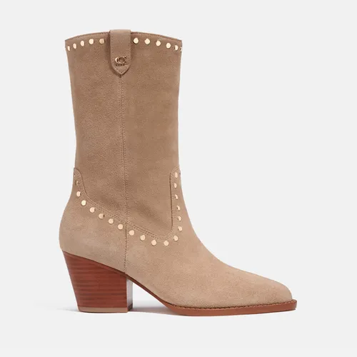 Coach Phoebe Suede Western Boots - UK
