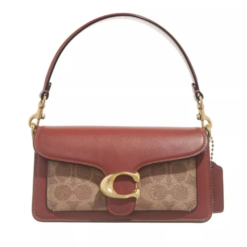 Coach Pochettes - Coated Canvas Signature Tabby Shoulder Bag 20 - brown - Pochettes for ladies