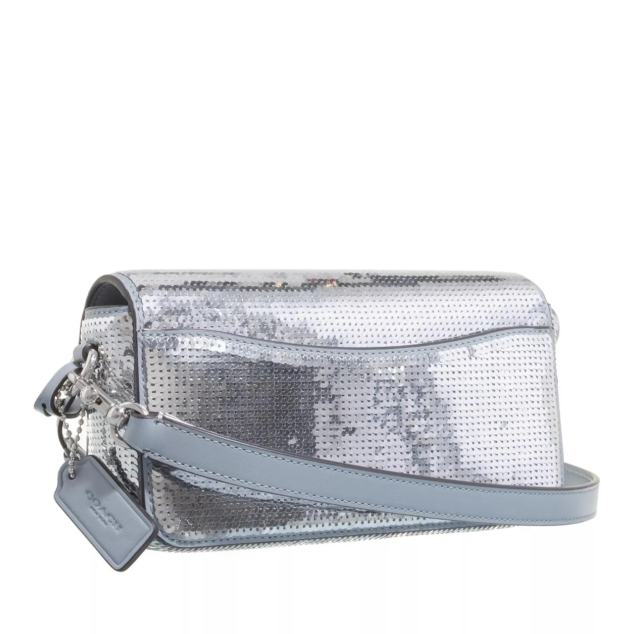 Coach Pochettes - Sequin Studio Shoulder Bag - silver - Pochettes for ladies