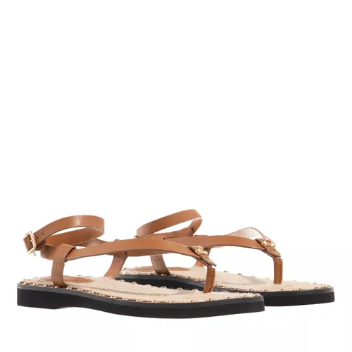 Coach Sandals - Gracey Leather Sandal - cognac - Sandals for ladies