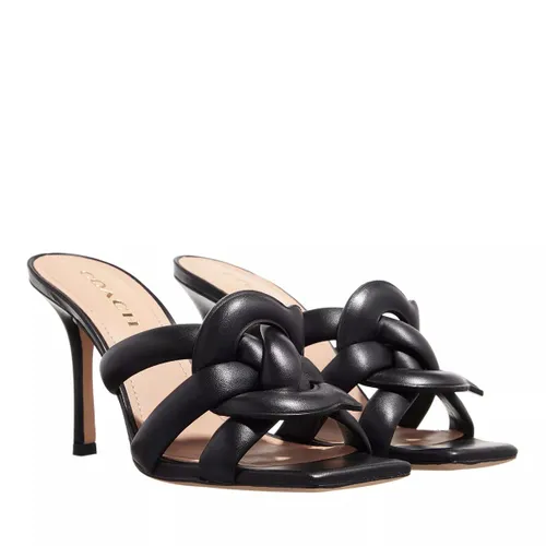 Coach Sandals - Kellie Leather Sandal - black - Sandals for ladies