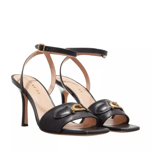 Coach Sandals - Kyra Leather Sandal - black - Sandals for ladies