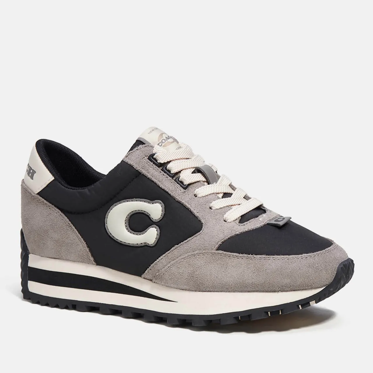 Coach Shell and Suede Running Style Trainers