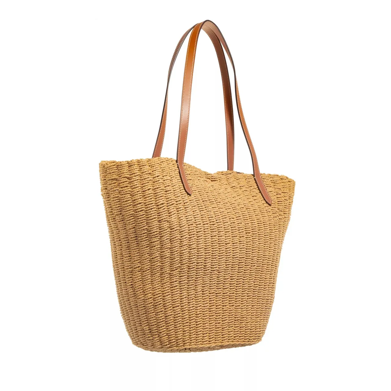Coach Shopping Bags - Straw Tote - beige - Shopping Bags for ladies