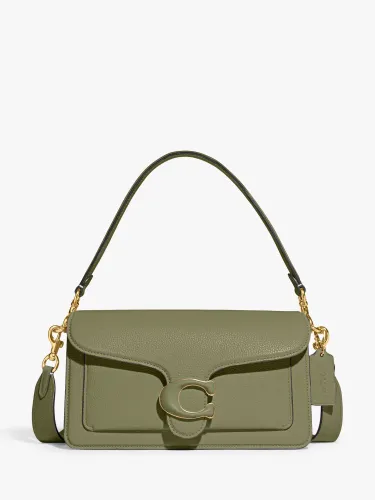 Coach Tabby 26 Leather Shoulder Bag - Moss - Female