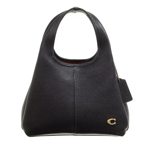 Coach Tote Bags - Polished Pebble Leather Lana Shoulder Bag 23 - black - Tote Bags for ladies