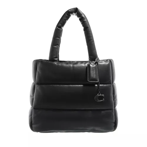 Coach Tote Bags - Quilted Leather Pillow Tote - black - Tote Bags for ladies