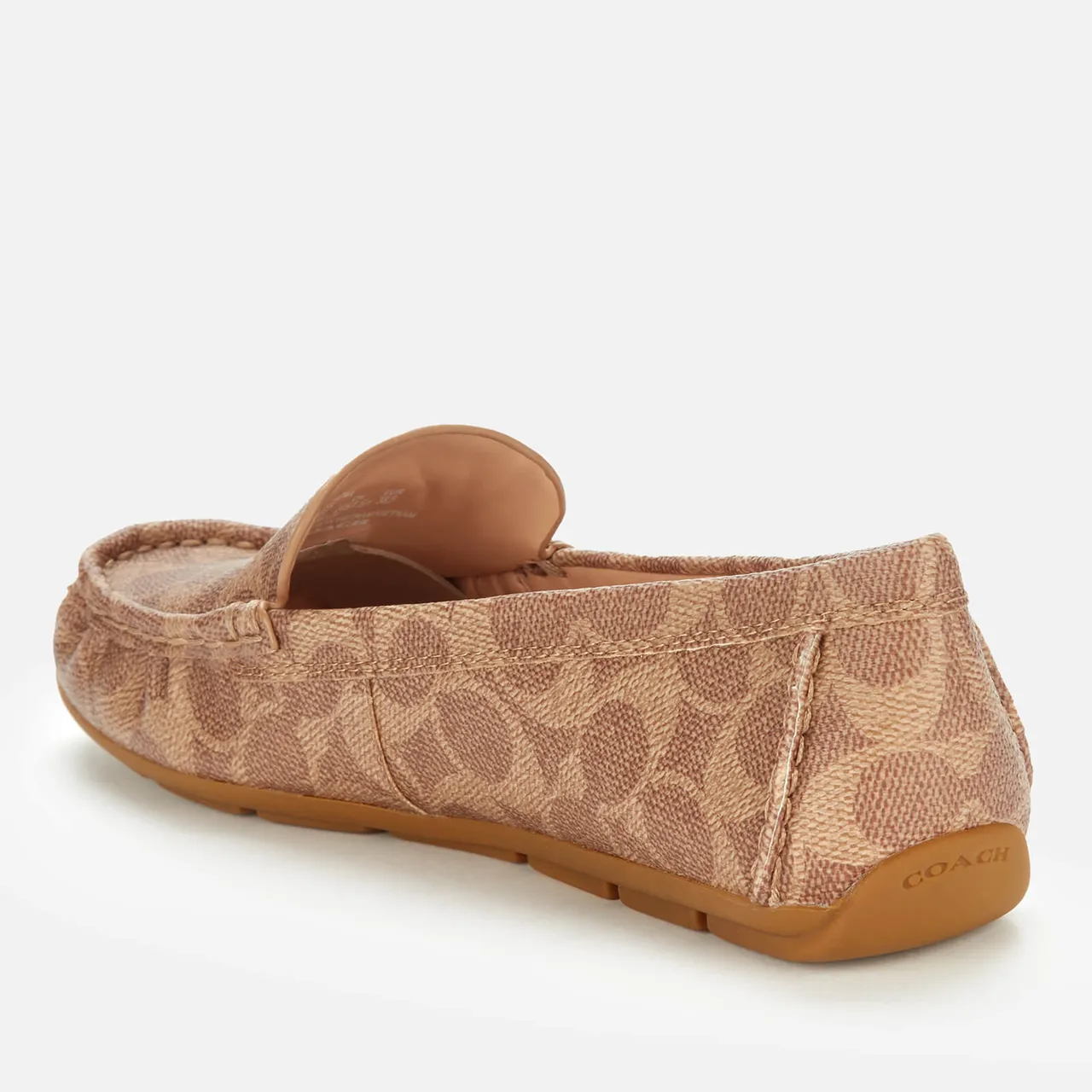 Coach Women's Marley Coated Canvas Driving Shoes - Tan - UK