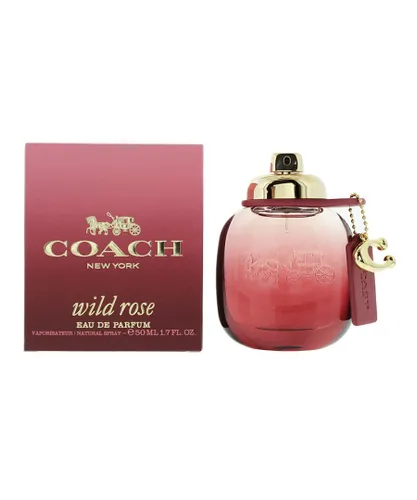 Coach Womens Wild Rose Eau De Parfum 50ml Spray For Her - Red - One Size