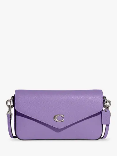 Coach Wyn Leather Cross Body Bag - Soft Purple - Female