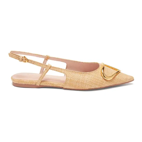 Coccinelle , Beige Sandals with Maxi Plectrum Detail ,Beige female, Sizes: