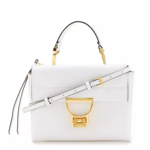 Coccinelle Crossbody Bags - Coccinelle Arlettis Weiße Leder Handtasche E1MD555 - white - Crossbody Bags for ladies