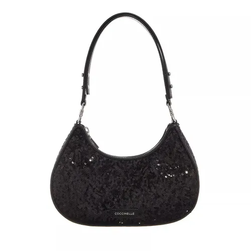 Coccinelle Hobo Bags - Carrie Paillettes - black - Hobo Bags for ladies