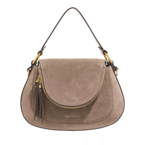 Coccinelle Hobo Bags - Sole Suede - taupe - Hobo Bags for ladies