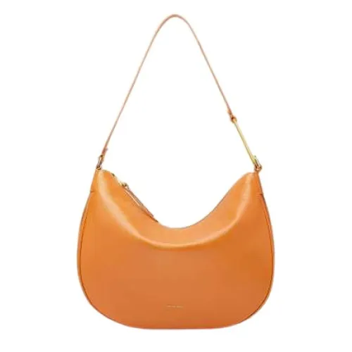 Coccinelle , Priscilla Saddle Shoulder Bag ,Orange female, Sizes: ONE SIZE