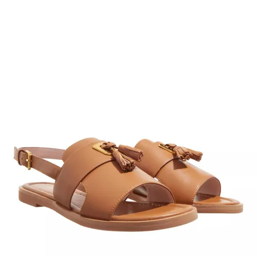 Coccinelle Sandals - Sandal Flat Smooth Selleria - brown - Sandals for ladies