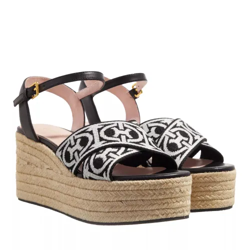 Coccinelle Sandals - Wedge Smooth Leather - black - Sandals for ladies