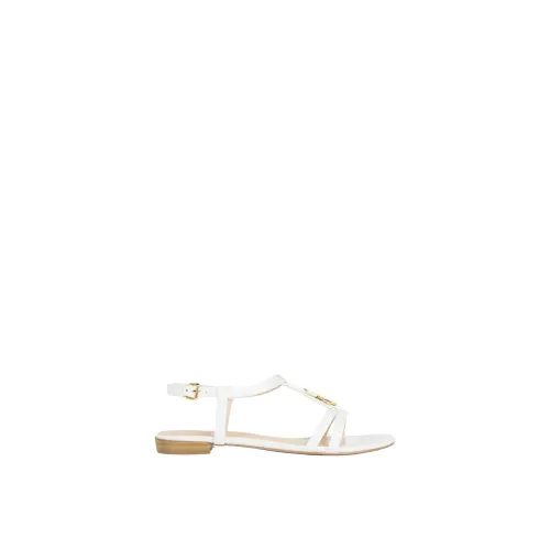 Coccinelle , Smooth Chara Sandal ,White female, Sizes:
