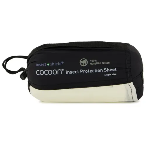 Cocoon - Insect Shield Protection Sheet - Travel blanket size 200 x 100 cm, black