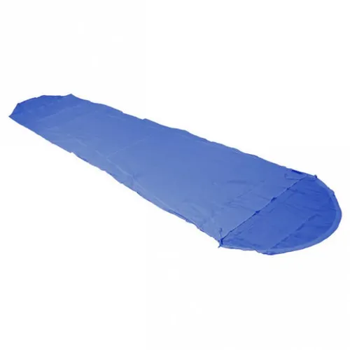 Cocoon - MummyLiner Cotton - Travel sleeping bag size 241 x 90/56 cm, blue