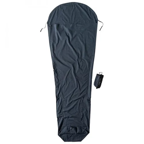 Cocoon - MummyLiner Organic Cotton - Travel sleeping bag size 241 x 90/56 cm, blue