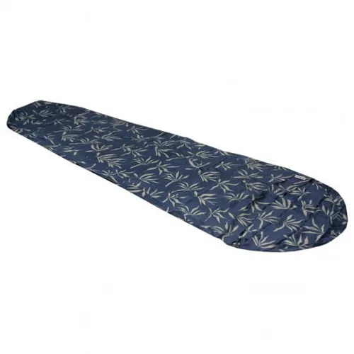 Cocoon - MummyLiner Silk - Travel sleeping bag size 241 x 90/56 cm, blue/grey/black